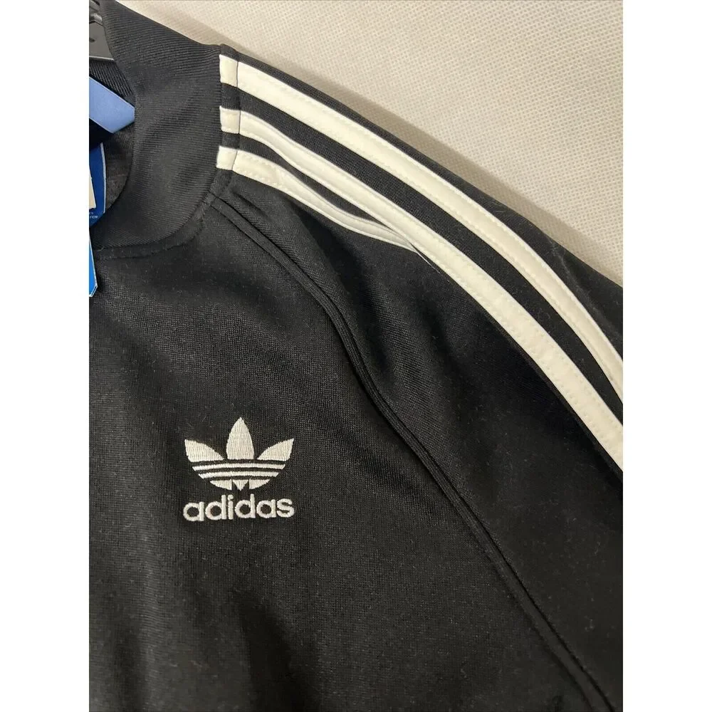 NEW NWT adidas Originals Superstar Track Jacket Black Vtg 70s #BK5921 SZ Small S